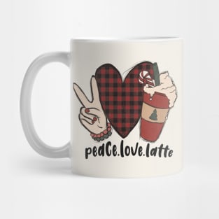 Peace. Love. Latte Mug